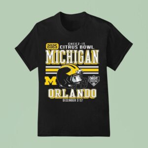 Michigan Wolverines Football Cheez It Citrus Bowl Helme T Shirt