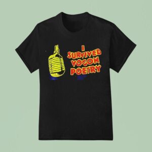 Microphone I Survived Vogon Poetry T Shirt