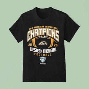 Mid American Conference Champions Western Michigan Broncos T Shirt