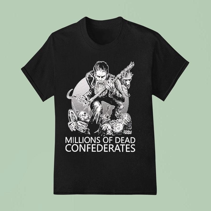 Millions Of Dead Confederates Leftver Crack Band T Shirt
