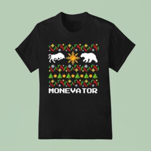 Monevator Buffalo Bear Ugly Christmas T Shirt