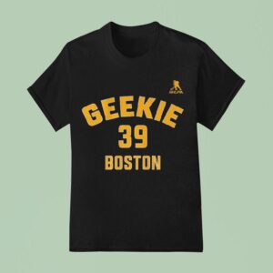 Morgan Geekie Boston Name Number Add T Shirt