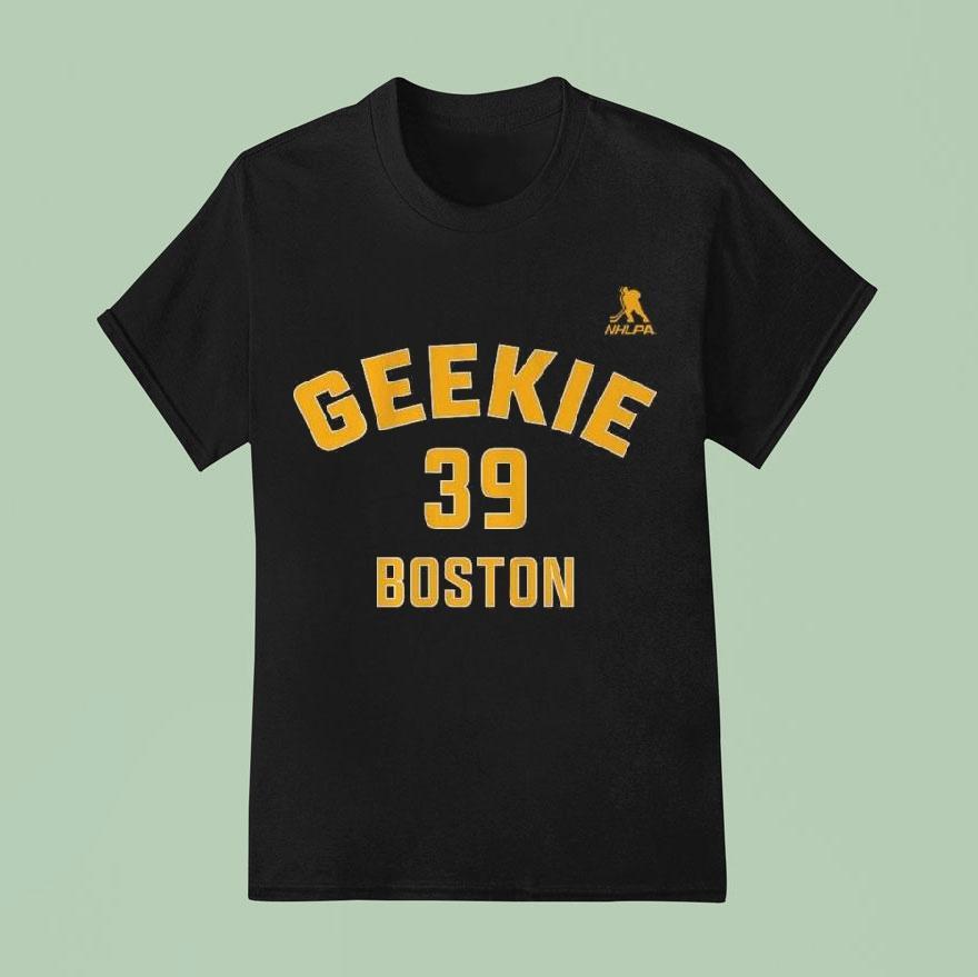 Morgan Geekie Boston Name Number Add T Shirt
