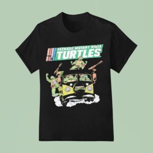 Nage Mutant Ninja Turtles Party Van Graphic T Shirt