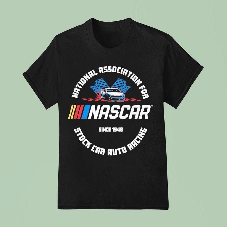 National Association For Nascar Mad Engine Stock Car Auto Racing T Shirt