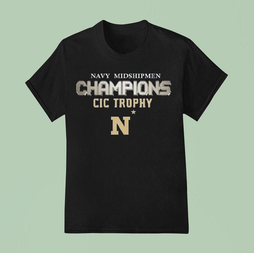 Navy Midshipmen Champions Cic Trophy Navy Army Game T Shirt