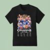 New England Patriots Afc East Champions Players Coach And Mascot Signatures T Shirt
