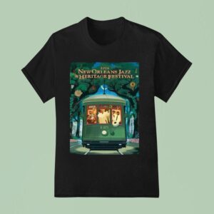New Orleans Jazz And Heritage Festival Th Anniversary Of Louis Armstrong Th Streetcar T Shirt