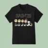 New Orleans Saints X Peanuts Snoopy Abbey Road T Shirt