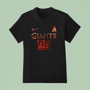 New York Giants X Avatar Fire And Ash Logo T Shirt