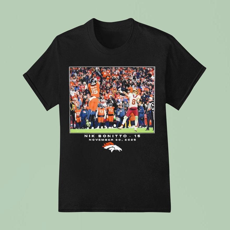 Nik Bonitto Denver Broncos Nfl Flash Features Week Big Tall T Shirt