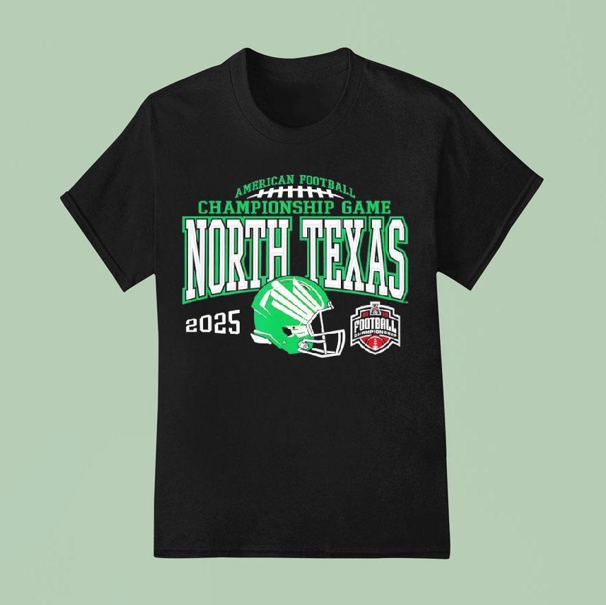 North Texas Mean Green American Football Championship Game T Shirt