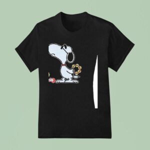 Oasis Snoopy And Woodstock Rock Band T Shirt