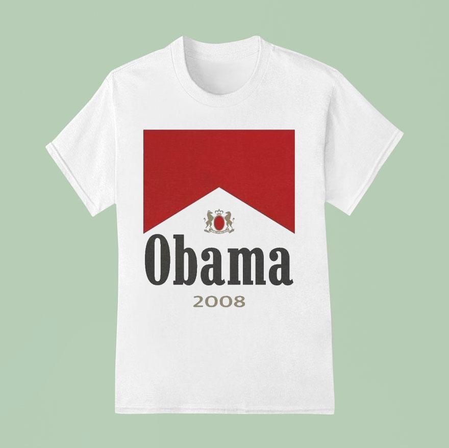 Obama Cigarettes Marlboro T Shirt