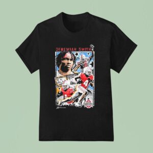 Ohio State Buckeyes Jeremiah Smith Collage T Shirt