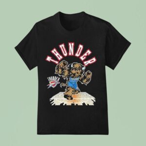 Oklahoma City Thunder Mascot Basketball T Shirt