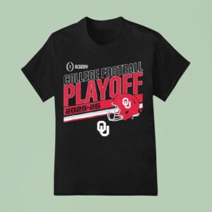 Oklahoma Sooners College Football Playoff Stripe T Shirt