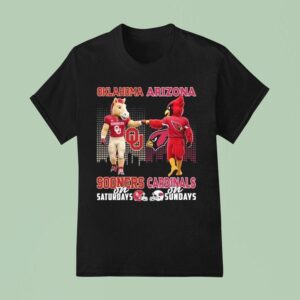 Oklahoma Sooners On Saturdays Arizona Cardinals On Sundays Masco T Shirt