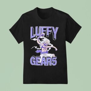 One Piece Monkey D Luffy In His Gear T Shirt