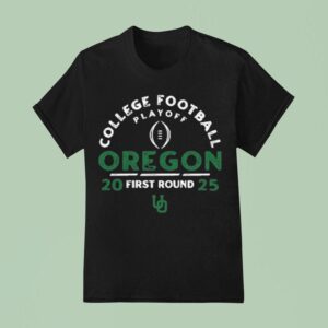 Oregon Ducks College Football Playoff First Round T Shirt