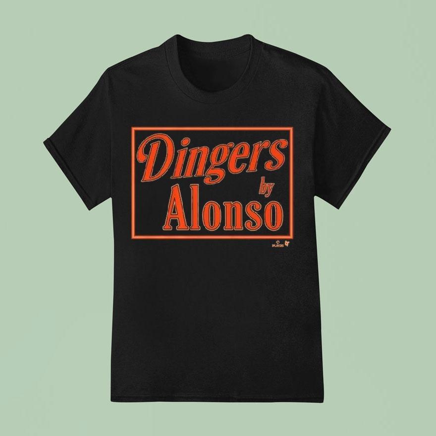 Pete Alonso Baltimore Dingers Sign T Shirt