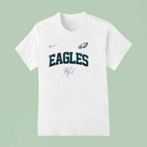 Philadelphia Eagles Barry Manilow Once Before I Go Signature T Shirt