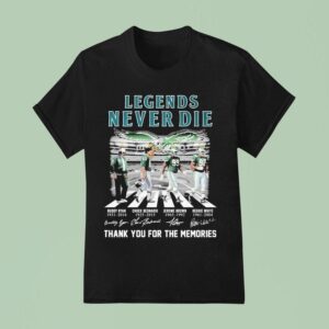 Philadelphia Eagles Philly Legends Never Die Thank You For The Memories Road Abbey Signatures T Shirt