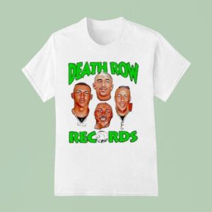 Philadelphia Eagles Philly X Death Row Records Aj Brown Jalen Hurts Devonta Smith And Saquon Barkley Heads Faces T Shirt