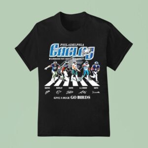 Philadelphia Eagles Players Carter X Barkley X Hurts X A J Brown X Smith Give A Huge Go Birds T Shirt