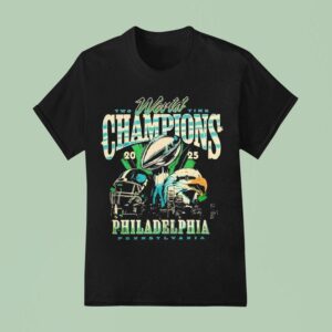 Philadelphia Eagles Two Time World Champions T Shirt