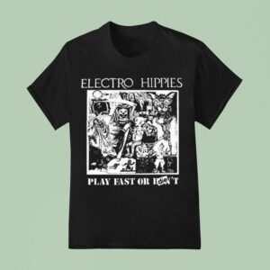 Piled Flesh Electro Hippies T Shirt