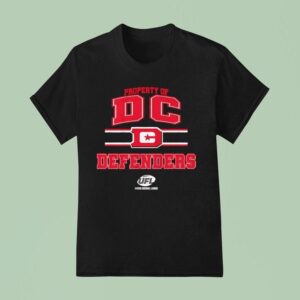 Property Of Dc Defenders Logo Ufl T Shirt