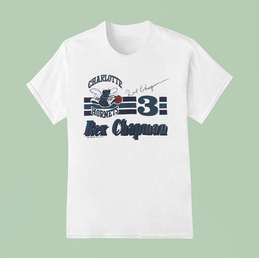 Rex Chapman Charlotte Hornets Basketball Nutmeg Nba Vintage S T Shirt