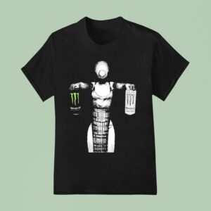 Reze Bomb Girl Csm Monster Energy Black White T Shirt