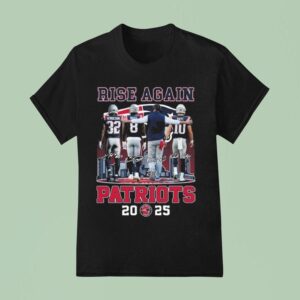 Rise Again New England Patriots Signatures T Shirt