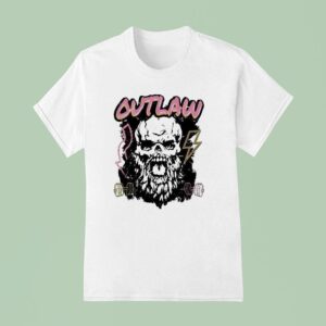Robert Oberst Outlaw Skull T Shirt