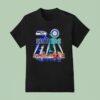 Seattle Seahawks And Seattle Mariners Logo Space Needle Town T Shirt
