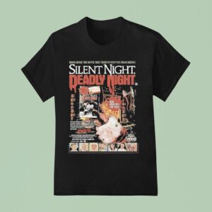 Silent Night Deadly Night Bring Home The Movie They Tried To Stop You From Seeing Now On Videocassette Christmas T Shirt