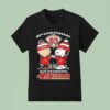 Snoopy And Charlie Brown San Francisco Ers Th Anniversary City Skyline T Shirt