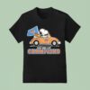 Snoopy And Woodstock Riding Car New York Knicks Basketball Nba Cup Champions T Shirt