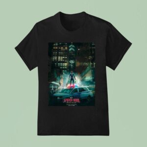 Spider Man And The Punisher Vs Grey Hulk In Spider Man Brand T Shirt