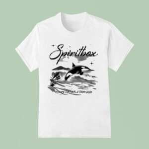 Spiritbox Tsunami Sea World Tour Airbrush Orca T Shirt