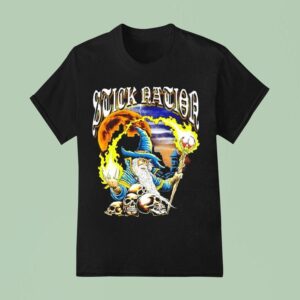 Stick Ration Wizard Skulls T Shirt
