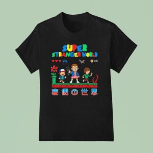 Stranger Things In The Style Of Super Mario World Super Stranger World T Shirt