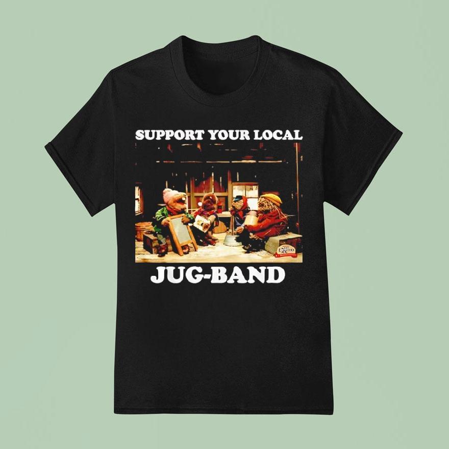 Support Your Local Jug Band Emmet Otter T Shirt