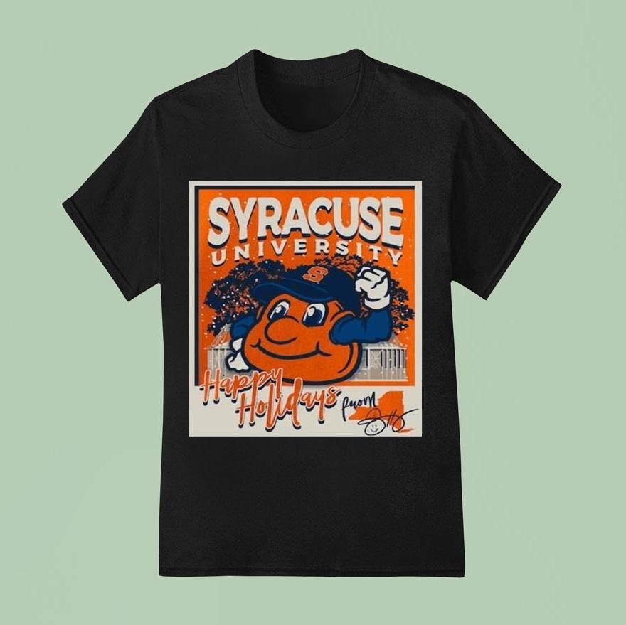 Syracuse Orange Snowy Polaroid T Shirt