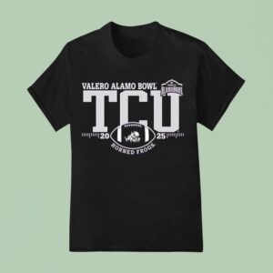 Tcu Horned Frogs Valero Alamo Bowl Logo T Shirt