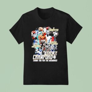 Terence Crawford X Undisputed Undeferted World Champs Thank You For The Memories T Shirt