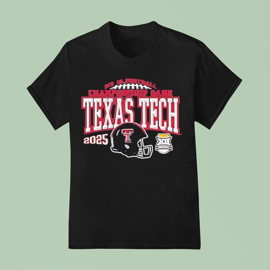Texas Tech Red Raiders Big Championship Football T Shirt