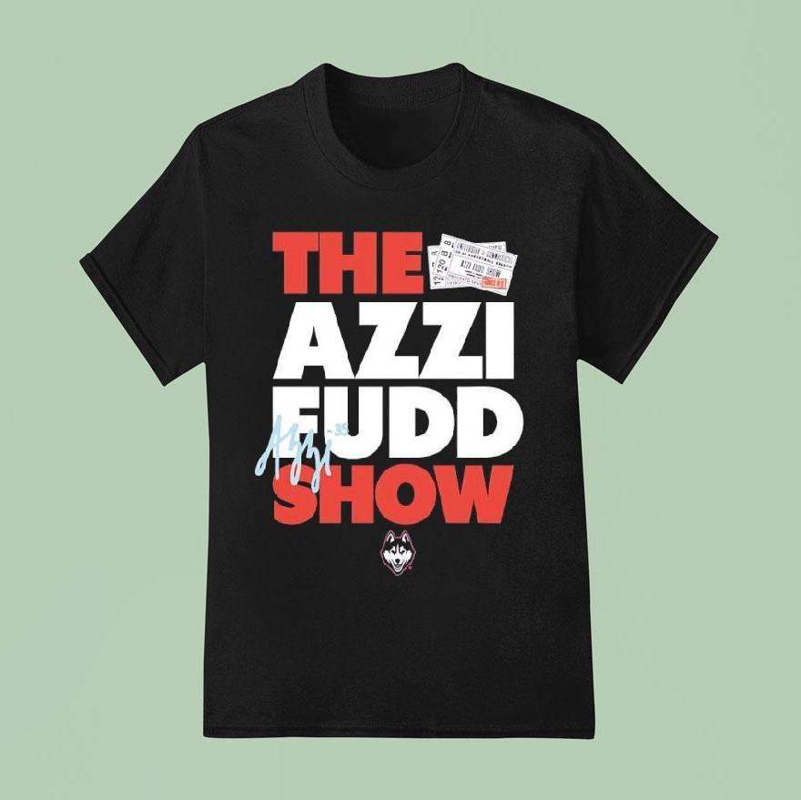 The Azzi Fudd Show Uconn Huskies Logo T Shirt